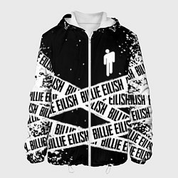 Куртка с капюшоном мужская BILLIE EILISH: Black Tape, цвет: 3D-белый