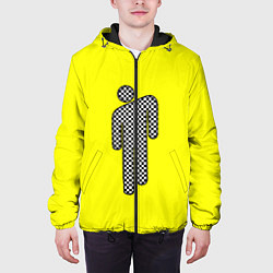 Куртка с капюшоном мужская Billie Eilish: Grid Manikin, цвет: 3D-черный — фото 2
