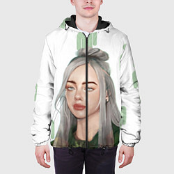 Куртка с капюшоном мужская Billie Eilish, цвет: 3D-черный — фото 2