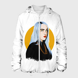 Куртка с капюшоном мужская Billie Eilish, цвет: 3D-белый