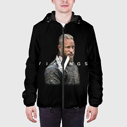 Куртка с капюшоном мужская Vikings, цвет: 3D-черный — фото 2