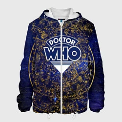 Куртка с капюшоном мужская Doctor Who, цвет: 3D-белый