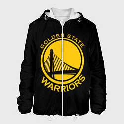 Куртка с капюшоном мужская GOLDEN STATE WARRIORS, цвет: 3D-белый