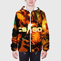 Куртка с капюшоном мужская CS:GO, цвет: 3D-белый — фото 2
