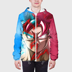 Куртка с капюшоном мужская Dragon Ball, цвет: 3D-белый — фото 2