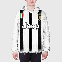 Куртка с капюшоном мужская Juventus home 20-21, цвет: 3D-белый — фото 2