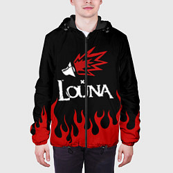Куртка с капюшоном мужская Louna, цвет: 3D-черный — фото 2