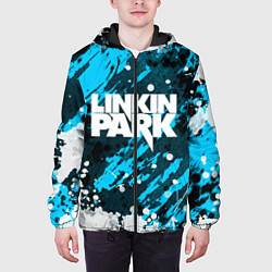Куртка с капюшоном мужская Linkin Park, цвет: 3D-черный — фото 2