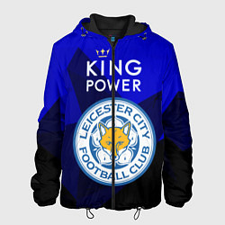 Куртка с капюшоном мужская Leicester City, цвет: 3D-черный