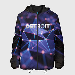 Куртка с капюшоном мужская DETROIT:BECOME HUMAN 2019, цвет: 3D-черный