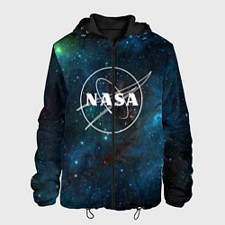Куртка с капюшоном мужская NASA, цвет: 3D-черный