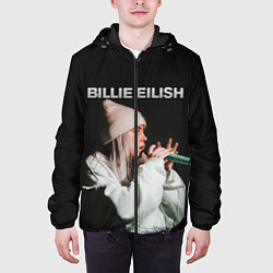 Куртка с капюшоном мужская BILLIE EILISH, цвет: 3D-черный — фото 2