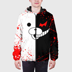 Куртка с капюшоном мужская MONOKUMA, цвет: 3D-черный — фото 2