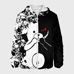 Куртка с капюшоном мужская Monokuma, цвет: 3D-белый