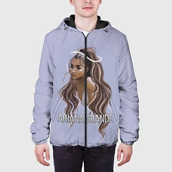 Куртка с капюшоном мужская Ariana Grande Ариана Гранде, цвет: 3D-черный — фото 2
