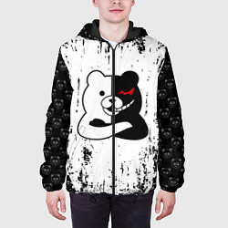 Куртка с капюшоном мужская MONOKUMA, цвет: 3D-черный — фото 2