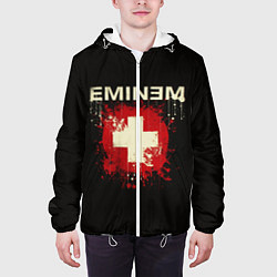 Куртка с капюшоном мужская EMINEM, цвет: 3D-белый — фото 2