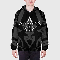Куртка с капюшоном мужская Assassin’s Creed, цвет: 3D-черный — фото 2