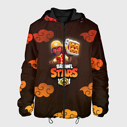 Куртка с капюшоном мужская Brawl Stars Lion Dance Brock, цвет: 3D-черный