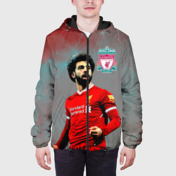 Куртка с капюшоном мужская Mohamed Salah, цвет: 3D-черный — фото 2
