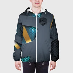 Куртка с капюшоном мужская League of Legends, цвет: 3D-белый — фото 2