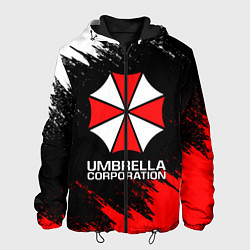 Куртка с капюшоном мужская UMBRELLA CORP, цвет: 3D-черный