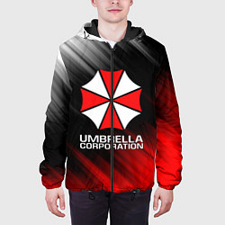 Куртка с капюшоном мужская UMBRELLA CORP, цвет: 3D-черный — фото 2