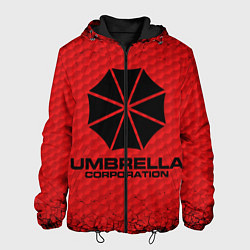 Куртка с капюшоном мужская Umbrella Corporation, цвет: 3D-черный