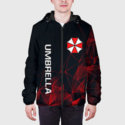 Куртка с капюшоном мужская UMBRELLA CORP, цвет: 3D-черный — фото 2