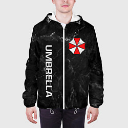 Куртка с капюшоном мужская UMBRELLA CORP, цвет: 3D-белый — фото 2