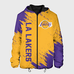 Куртка с капюшоном мужская LA LAKERS, цвет: 3D-черный