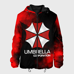 Куртка с капюшоном мужская UMBRELLA CORP, цвет: 3D-черный