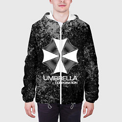 Куртка с капюшоном мужская UMBRELLA CORP, цвет: 3D-белый — фото 2