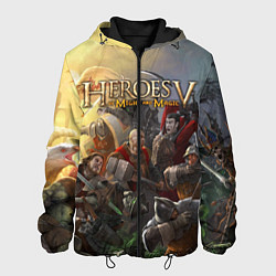 Куртка с капюшоном мужская Heroes of Might and Magic, цвет: 3D-черный