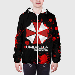 Куртка с капюшоном мужская UMBRELLA CORP, цвет: 3D-белый — фото 2