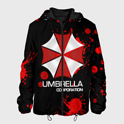 Куртка с капюшоном мужская UMBRELLA CORP, цвет: 3D-черный