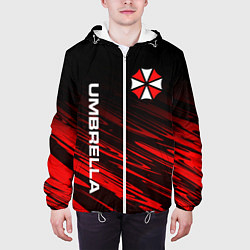 Куртка с капюшоном мужская UMBRELLA CORPORATION, цвет: 3D-белый — фото 2