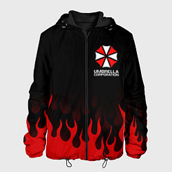 Куртка с капюшоном мужская UMBRELLA CORPORATION, цвет: 3D-черный