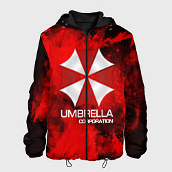 Куртка с капюшоном мужская UMBRELLA CORP, цвет: 3D-черный