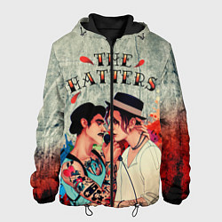 Куртка с капюшоном мужская THE HATTERS, цвет: 3D-черный