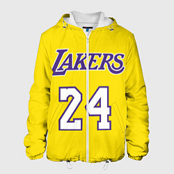 Куртка с капюшоном мужская Kobe Bryant 24, цвет: 3D-белый