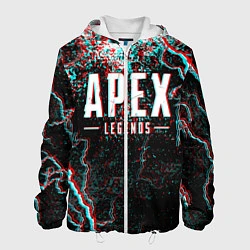 Куртка с капюшоном мужская APEX LEGENDS GLITCH, цвет: 3D-белый