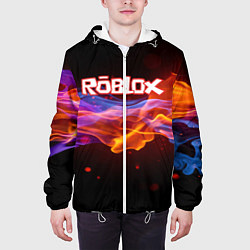 Куртка с капюшоном мужская ROBLOX, цвет: 3D-белый — фото 2