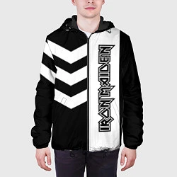 Куртка с капюшоном мужская Iron Maiden, цвет: 3D-черный — фото 2