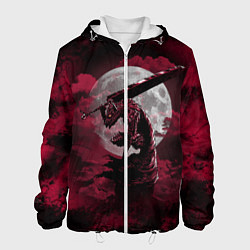 Куртка с капюшоном мужская BERSERK, цвет: 3D-белый