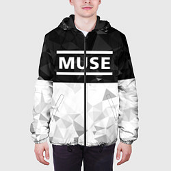 Куртка с капюшоном мужская Muse, цвет: 3D-черный — фото 2