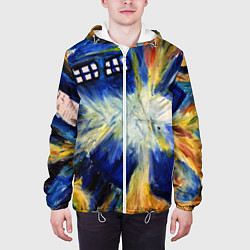 Куртка с капюшоном мужская ДОКТОР ВАН ГОГ, цвет: 3D-белый — фото 2