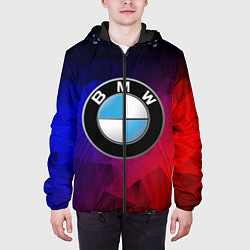 Куртка с капюшоном мужская BMW NEON, цвет: 3D-черный — фото 2