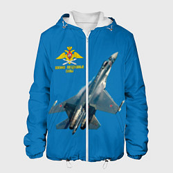 Куртка с капюшоном мужская ВВС, цвет: 3D-белый