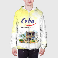 Куртка с капюшоном мужская Куба, цвет: 3D-белый — фото 2